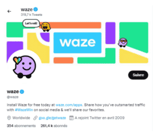 Waze app local influence